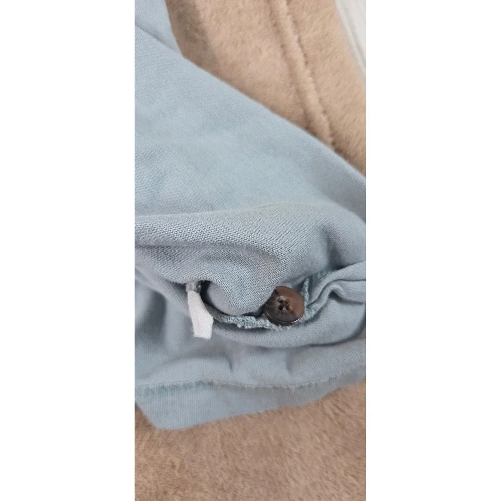 Duluth Trading Co. Longtail T Relaxed Fit Shirts Men's 4XL Light Blue Pocket S/S